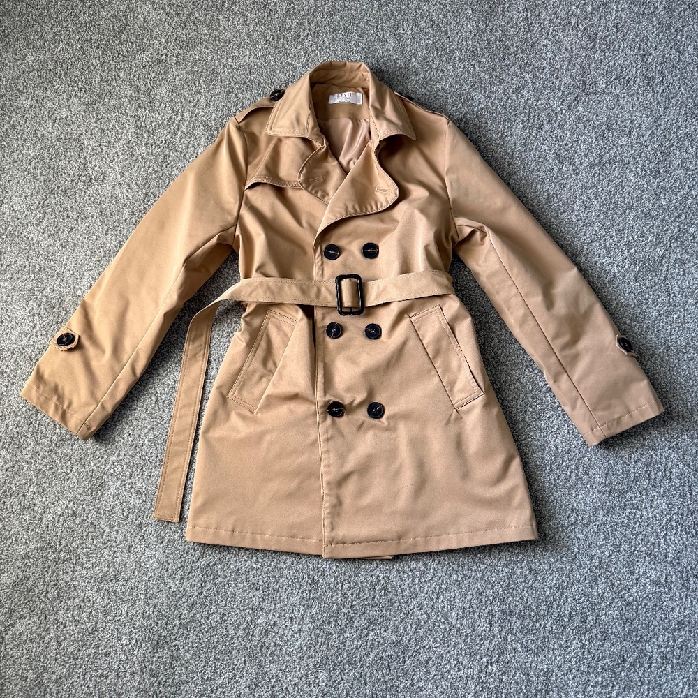 Boys Classic Trench Jacket Size 11-12